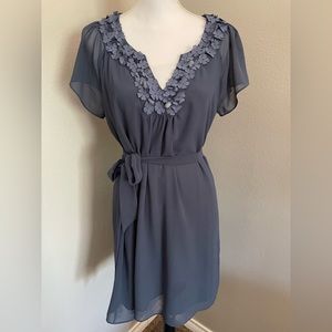 Gorgeous flower accent dress